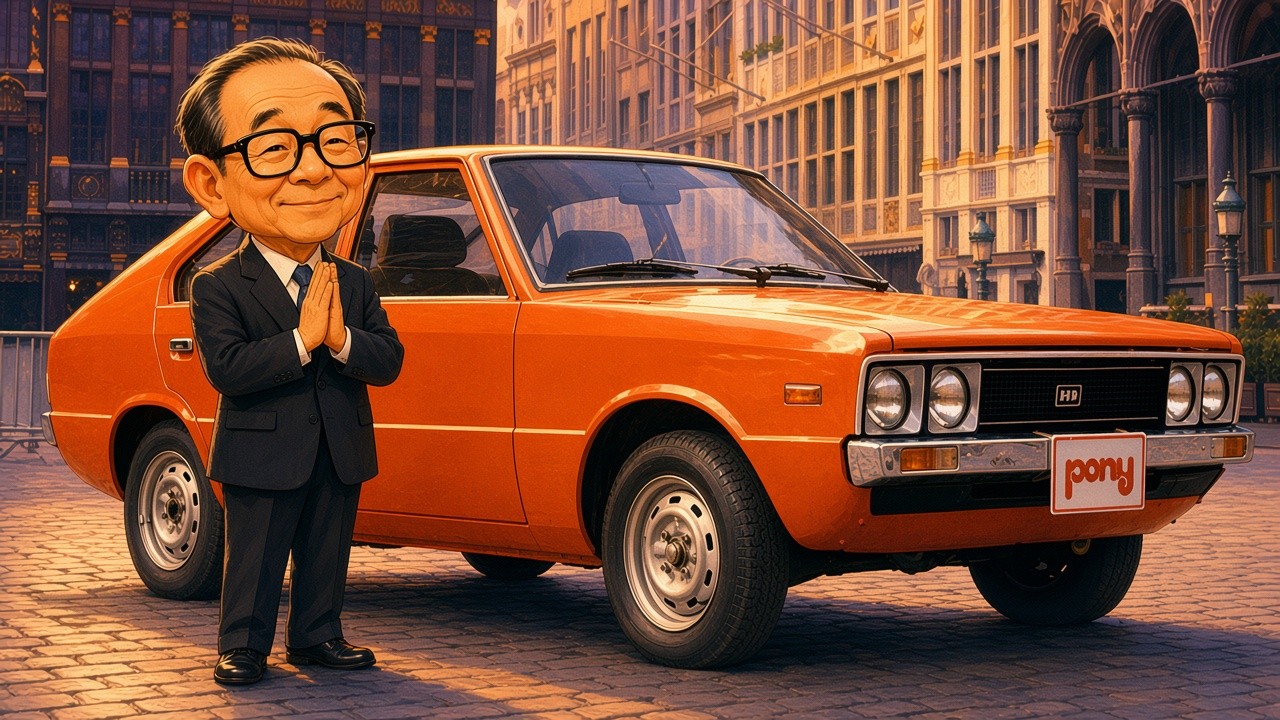 정주영 회장과 포니
